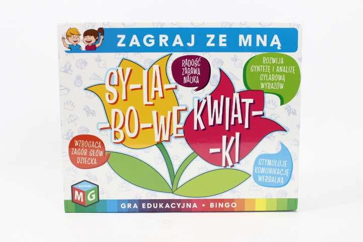 Stalo žaidimas sylabų gėlės edukacinis Multigra