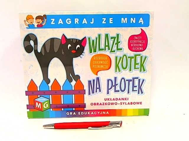 Multigra Stalo žaidimas edukacinis Wlazł kotek na płotek