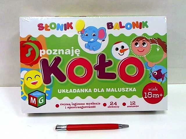 Dėlionė Stalo žaidimas pažinimo ratas su drambliuku Multigra