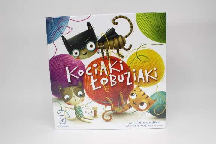 Nasza Ksiegarnia Stalo žaidimas katinų gaudynės su žaislais