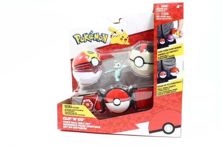 ORBICO Pokemon figūrėlės: Clip 'N' Go Pokball Premium + Machop