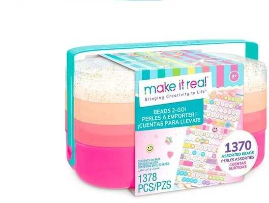 MAKE IT REAL Kelioninis karoliukų dėkliukas