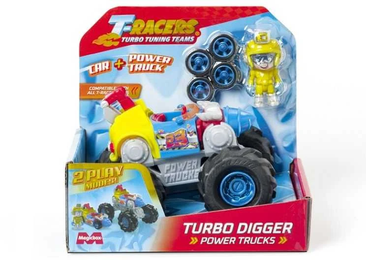 ORBICO Rinkinys T-Racers Power Trucks Turbo Digger Važiuoklė 2w1
