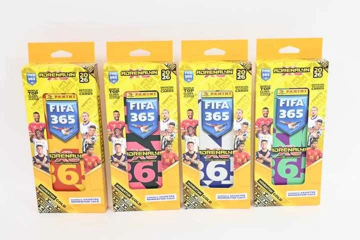 Kortų rinkinys PANINI FIFA 365 AdrenalynXL 2026, atsitiktinis variantas, 21 vnt.
