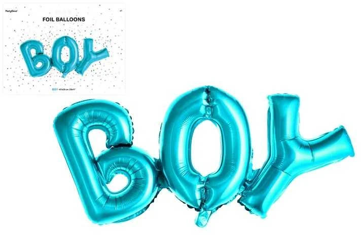 Party Deco PartyDeco Folinis balionas "Boy"
