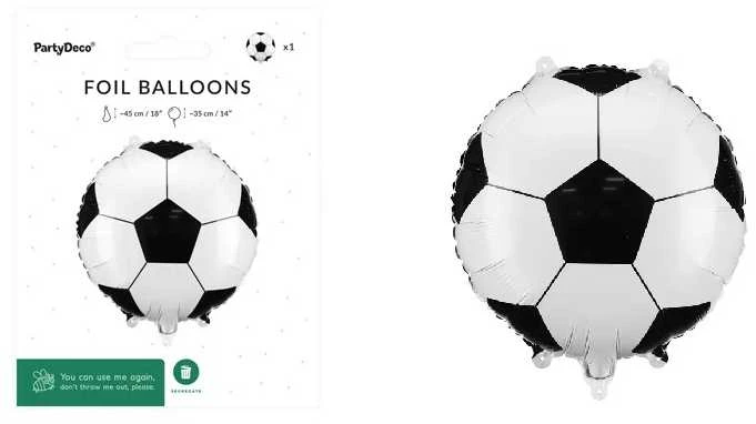 Party Deco PartyDeco Balon fol.Futbolo kamuolys 35x35 mix FB293 91405