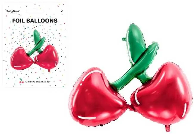 PartyDeco Folinis balionas "Vyšnios"