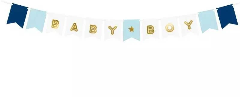 Party Deco PartyDeco Girlianda Baby boy, 15x160