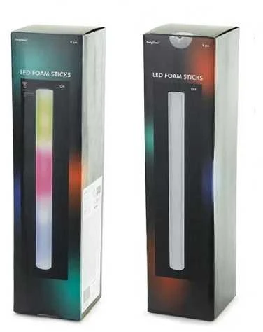 PartyDeco LED putplasčio lazdelė 48 cm, 9 vnt./pak. PSR1 41950