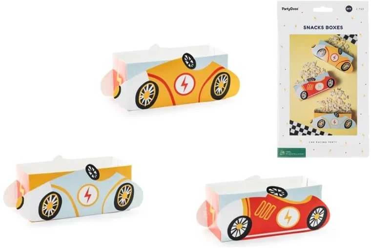 Teka Dėžutės užkandžiams "Cars" 3 vnt 7,5*17*7,5cm