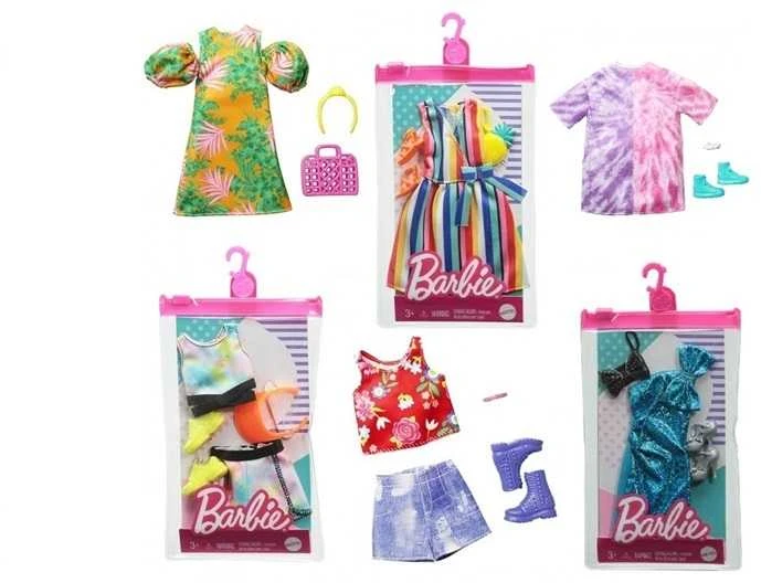 Mattel Puošnūs Barbės rūbai + aksesuarai 2021