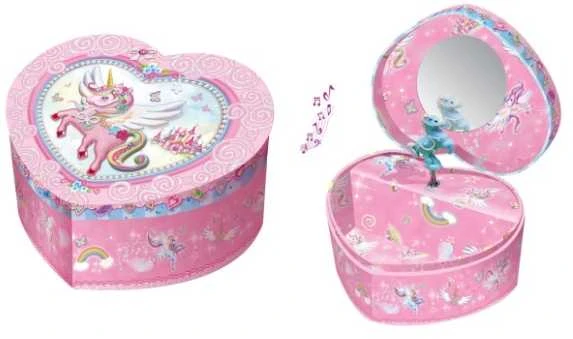 Pulio Pecoware širdelės formos muzikinė dėžutė