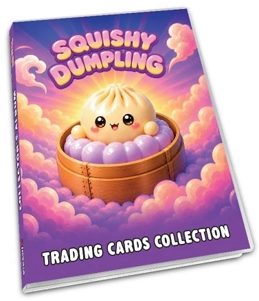 Pulio Squishy dumpling album do kolekcjonowania