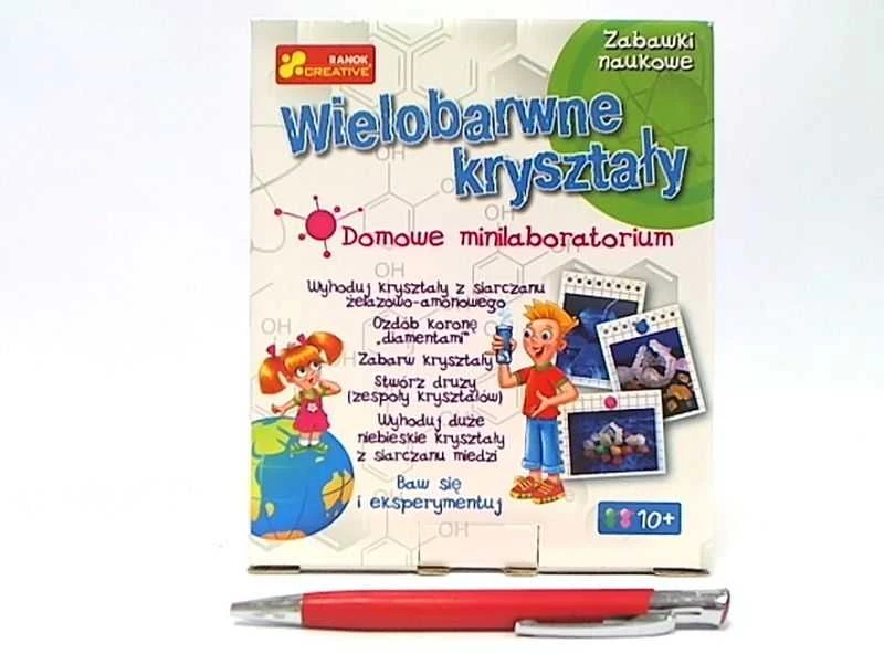 Ranok Ryto namų mini laboratorija - Įvairiaspalviai kristalai