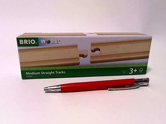 Ravensburger Brio vidutinio dydžio tiesūs bėgiai