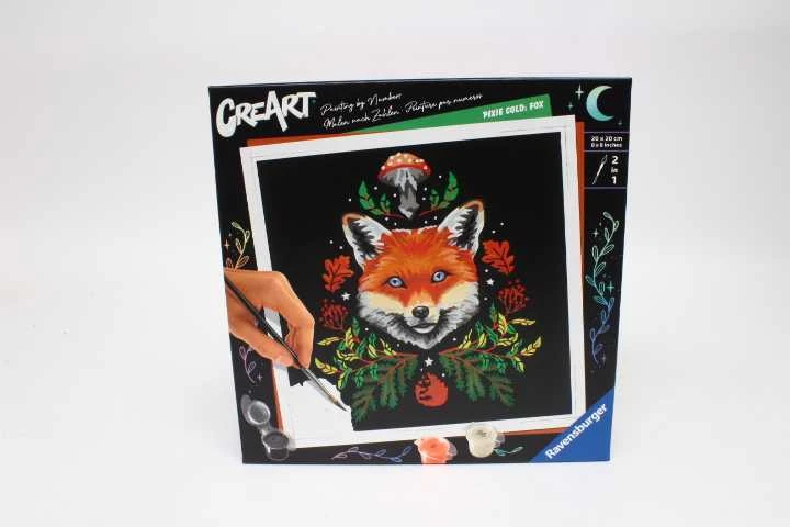 Tapymas pagal skaičius CreArt Pixie Cold Fox 23511 Ravensburger