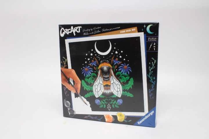 Ravensburger Rankdarbių rinkinys piešimui pagal skaičius bitė CreArt Pixie Cold Edition