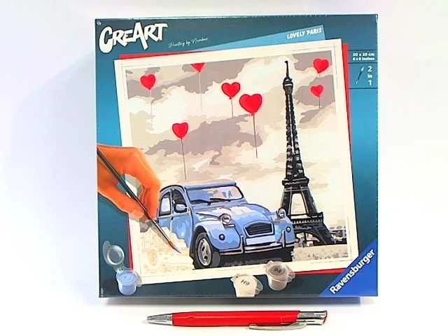 Ravensburger CreArt Paris spalvinimo knyga