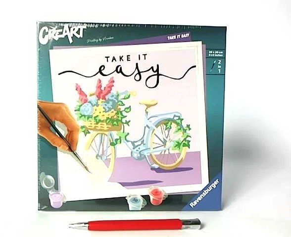 Ravensburger Rankdarbių rinkinys piešimui CreArt Take it easy 20x20cm