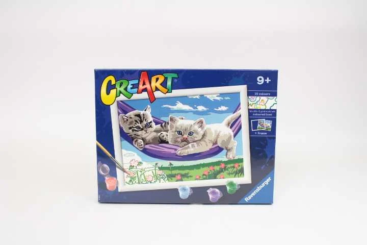 Ravensburger Rankdarbių rinkinys vaikams katinėliai hamake