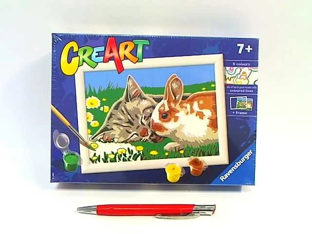 Ravensburger CreArt spalvinimo knygelė vaikams Katės pievoje