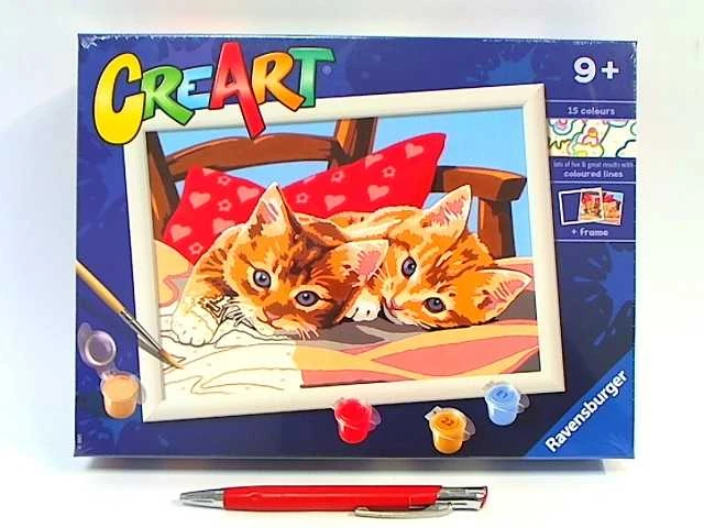 Ravensburger Rankdarbių rinkinys vaikams du mieli katinėliai