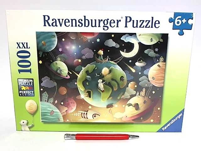 Ravensburger "XXL" Dėlionė 100 vnt. - Žaidimų aikštelė kosmose