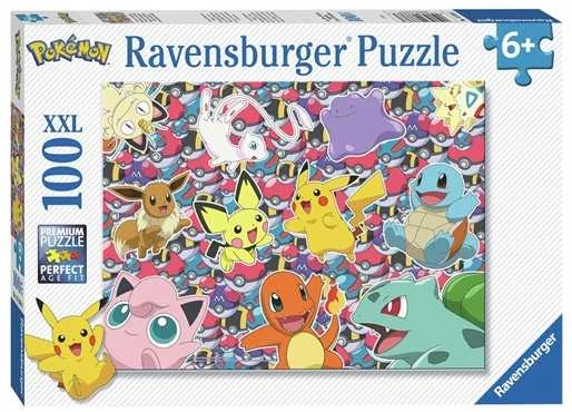 Ravensburger Dėlionė 100 vnt. - Pokémonai