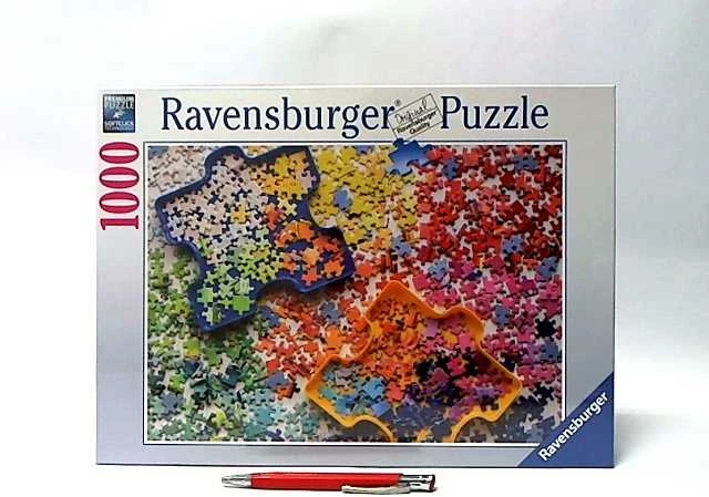 Ravensburger Dėlionė 1000 vnt. - Spalvingos dėlionės dalys