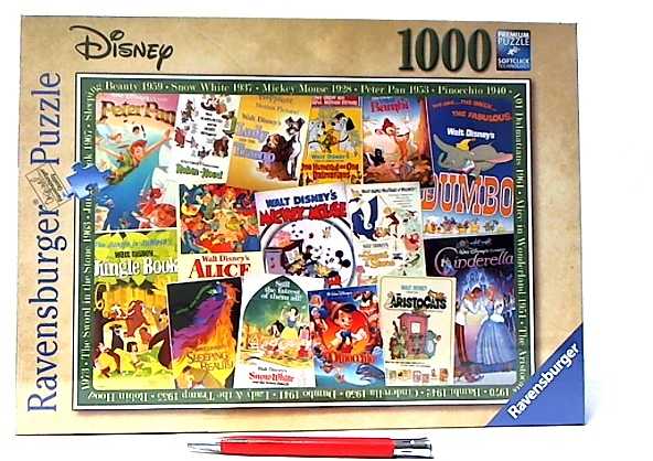 Ravensburger Dėlionė 1000 vnt. - "Disney" filmų plakatai