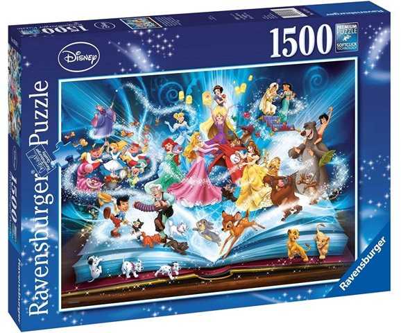 Ravensburger Dėlionė 1500 vnt. - „Disney“ pasakų knyga