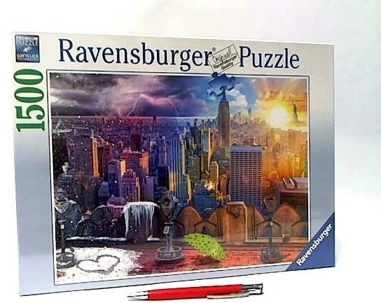 Ravensburger Dėlionė 1500 vnt. - Metų laikai Niujorke