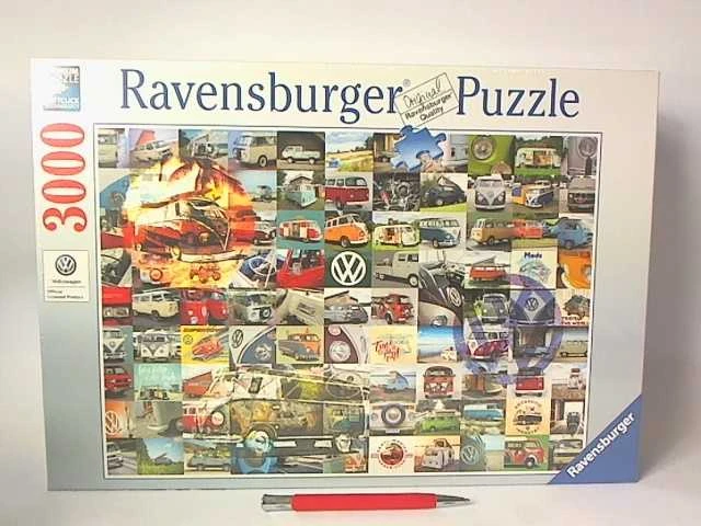 Ravensburger Dėlionė 3000 vnt. - 99 VW Kemperio nuotraukos
