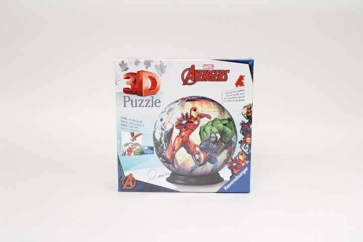 Ravensburger 3D Dėlionė 73 vnt. - Marvel kamuolys - Keršytojai