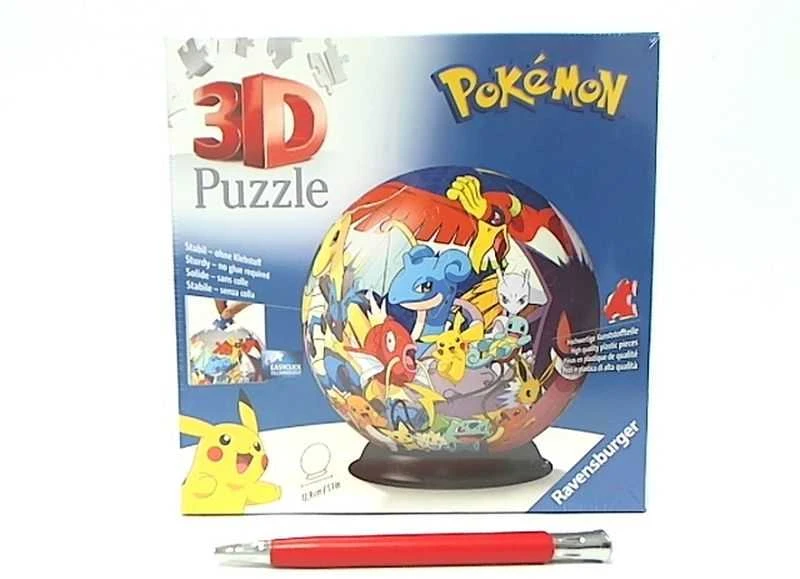 Ravensburger 3D Dėlionė 72 vnt. - Pokemon kamuolys