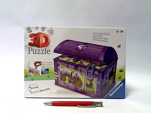 Ravensburger 3D Dėlionė 216 vnt. - Arkliukai: Lobių skrynia
