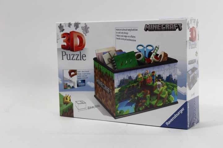 Ravensburger 3D Dėlionė 216 vnt. - Minecraft dėžutė