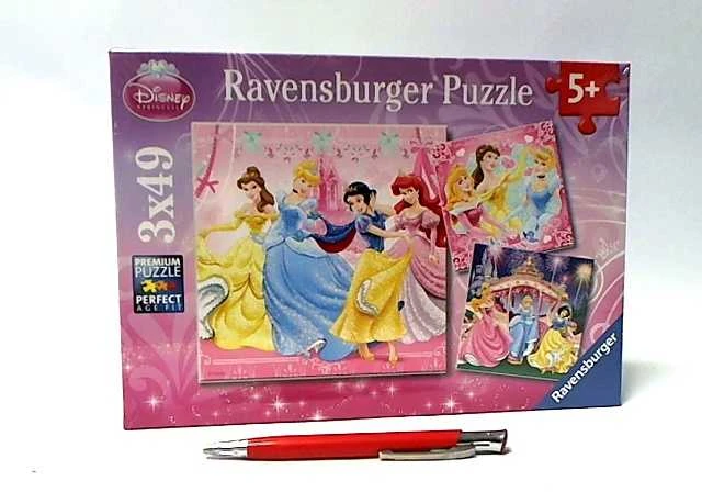 Ravensburger Dėlionė 3x49 vnt. - Princesės