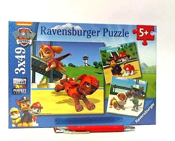 Ravensburger "3 viename" Dėlionė 3x49 vnt. - Šunyčiai patruliai (PAW Patrol)