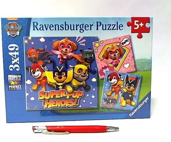 Ravensburger Dėlionė 3x49 vnt. - Šunyčiai patruliai