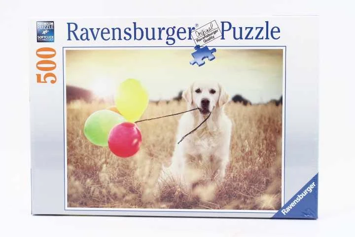 Ravensburger Dėlionė 500 vnt. - Šuo su balionais