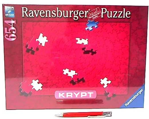 Ravensburger Dėlionė 654 vnt. - "Krypt" Rožinė