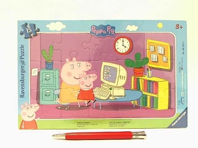 Ravensburger Dėlionė 15 vnt. - Peppa Pig prie kompiuterio