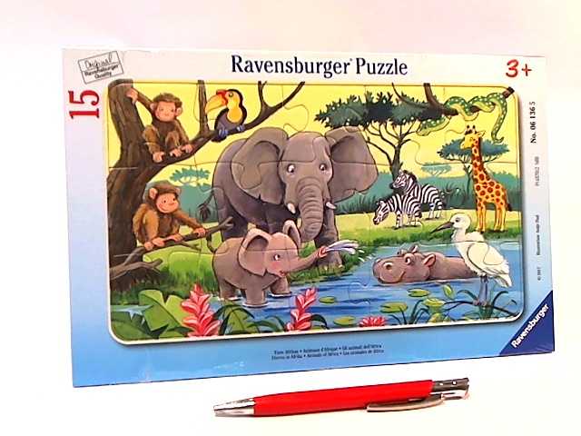Ravensburger Dėlionė 15 vnt. - Afrikos gyvūnai