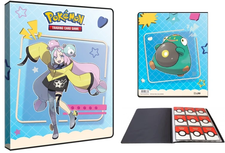 Pokémon Iono ir Bellibolt 9 kišenių kortų albumas Ultra PRO