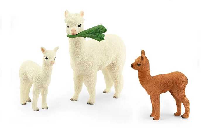 SCHLEICH „Wild Life“ rinkinys Alpakų šeima