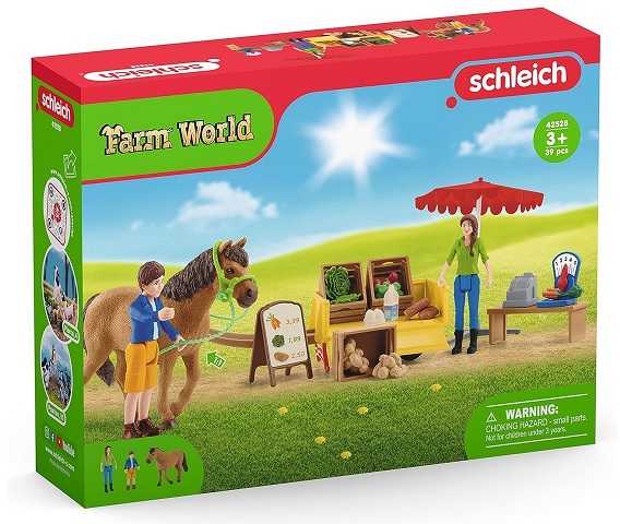 SCHLEICH „Naminiai gyvūnai“ rinkinys - Mobilus fermos stendas