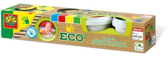 SES Eco 4 spalvų pirštų dažai