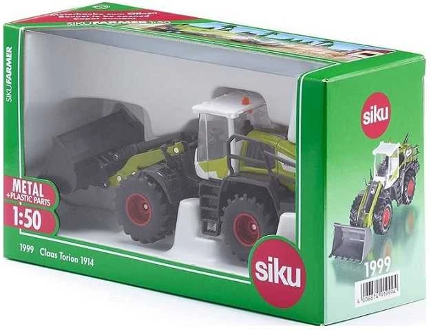 Žaislinis Claas Torion 1914 krautuvas Siku Farmer