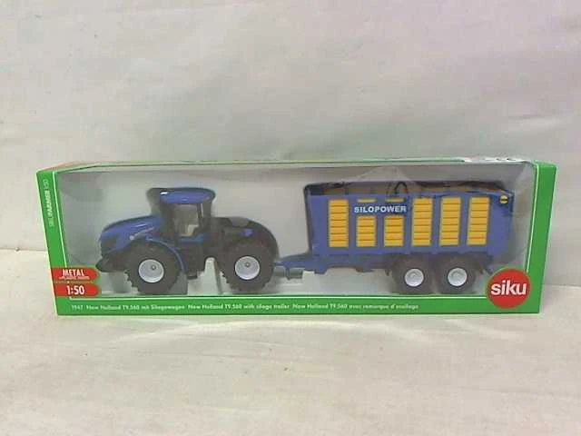 Siku – 1:50 Traktorius su siloso priekaba (313-1947)
